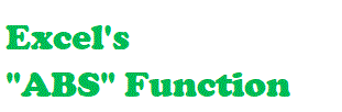 Cach dung ham ABS trong excel