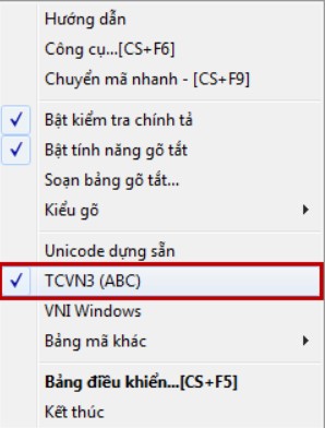 cach dung font chu TCVN3