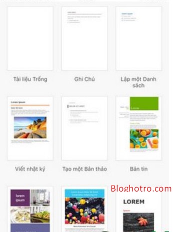 cach dung word cho iphone