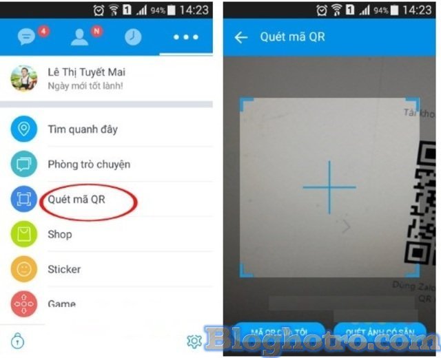 cach dung zalo tren pc