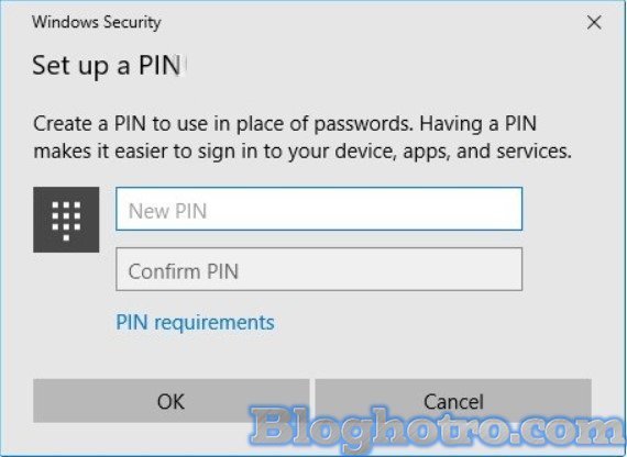 cai dat mat khau win 10 cho may tinh