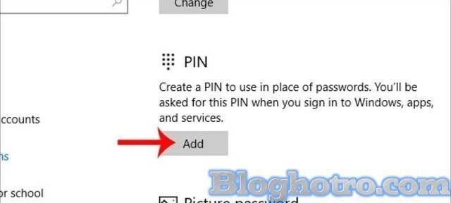 cai dat mat khau win 10 cho may tinh