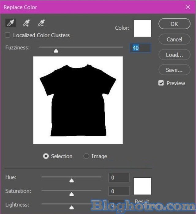 doi mau doi tuong trong photoshop