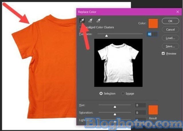 doi mau doi tuong trong photoshop