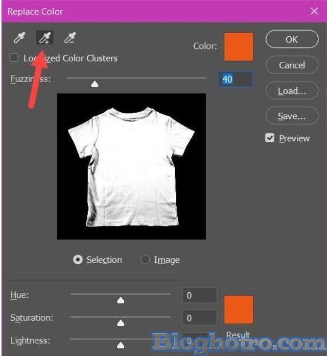 doi mau doi tuong trong photoshop