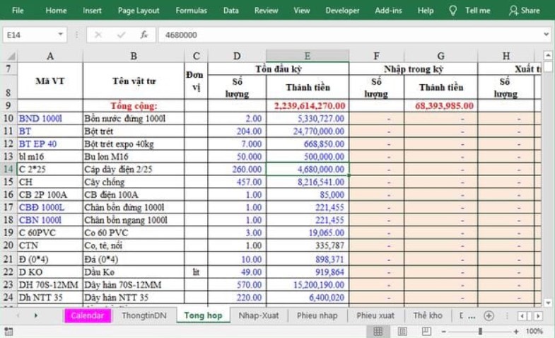 file excel quan ly kho vat tu