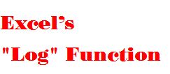 ham log trong excel