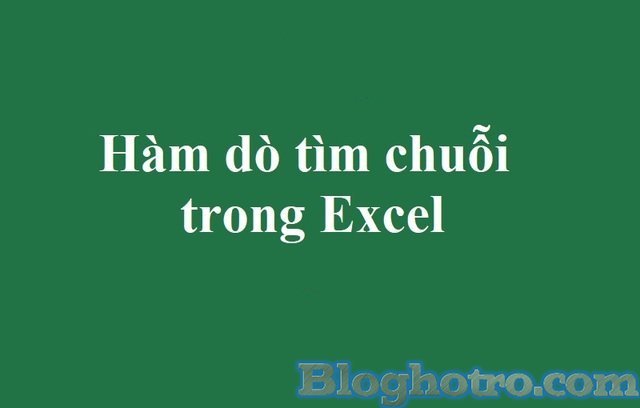 ham tim chuoi excel