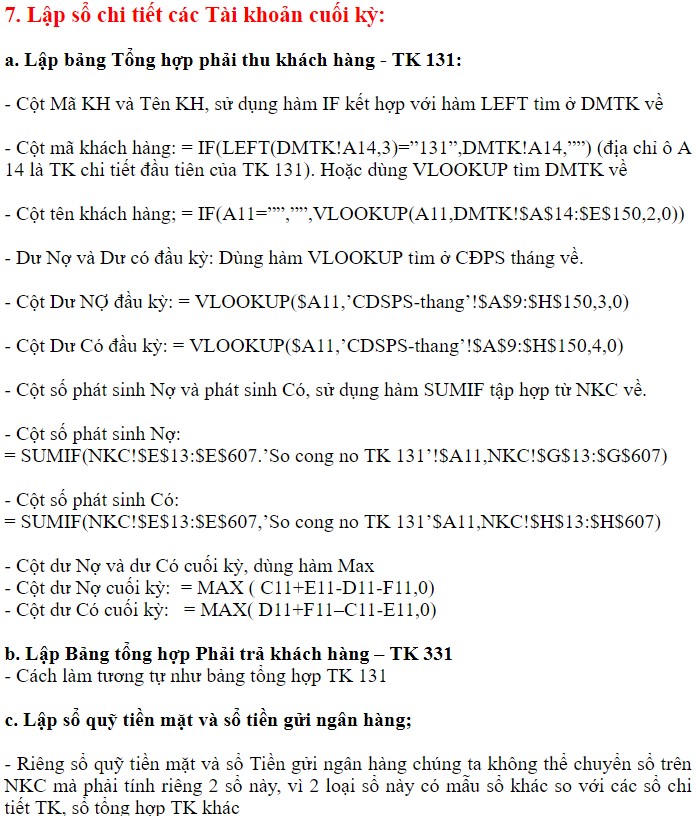 Hình ảnh: lap so sach ke toan tren excel 5