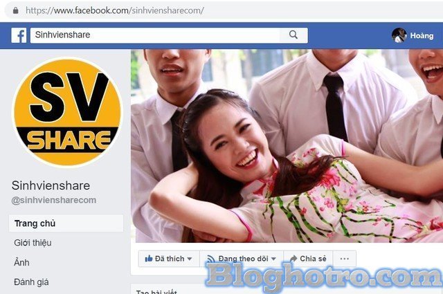 link rut gon gui tin nhan fanpage facebook