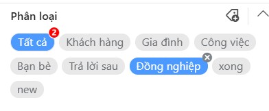 phan loai tai khoan tren zalo cho pc