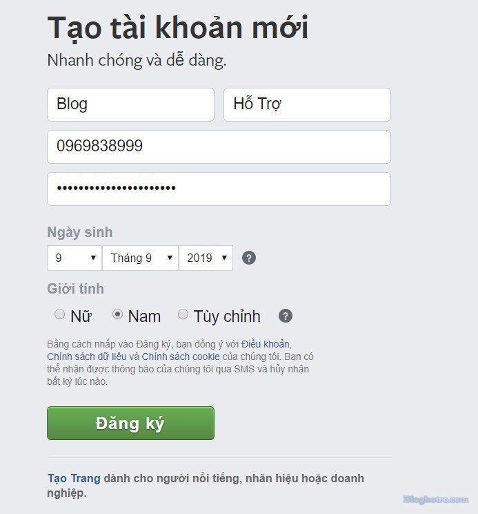 tao nhieu nick bang 1 so dien thoai