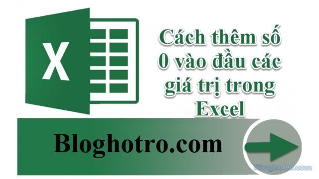 them so 0 vao dau cac gia tri trong excel