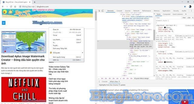 thu thuat cho google chrome