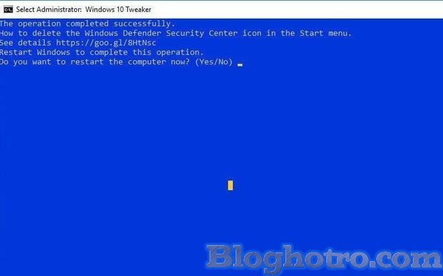 xoa windows defender