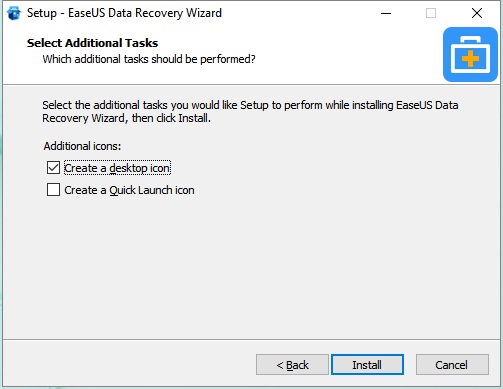 Cai dat phan mem Easeus Data Recovery Wizard 1