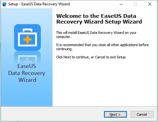 Cai dat phan mem Easeus Data Recovery Wizard