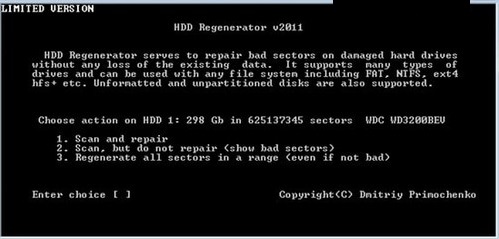 Download HDD Regenerator 1