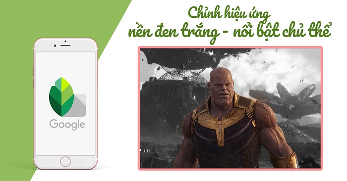 Ảnh minh hoạ: Phần mềm Snapseed