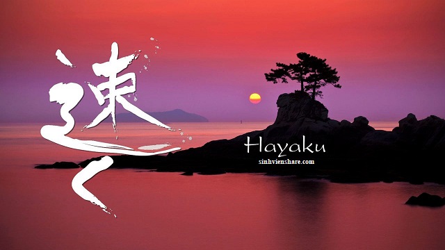 Hayaku là gì