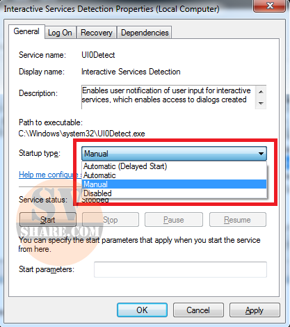 Ảnh minh hoạ: Sửa lỗi interactive services detection 5