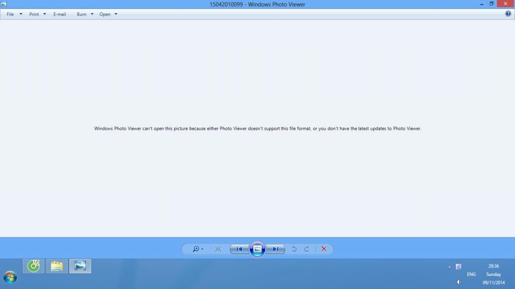 Khong mo duoc anh bang windows photo viewer win 7