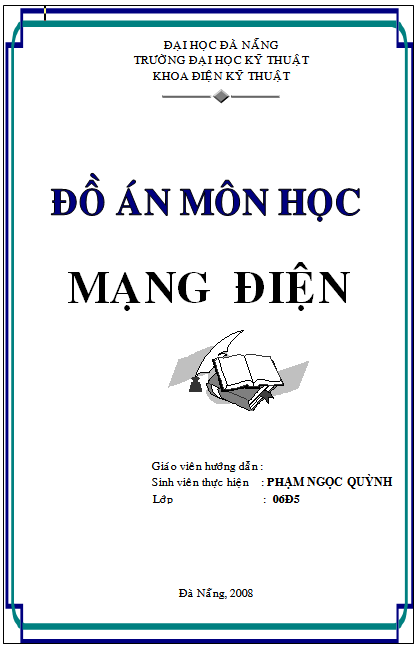 Ảnh minh hoạ: bìa luận văn đẹp trên word (2)