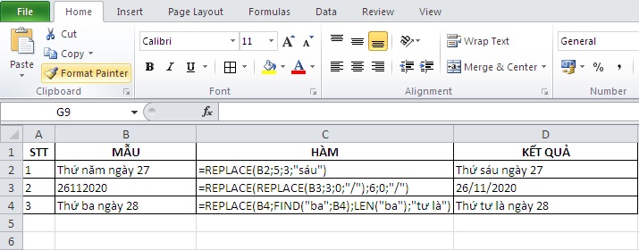 Replace trong excel 5