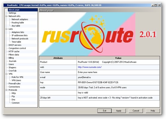 RusRoute firewall