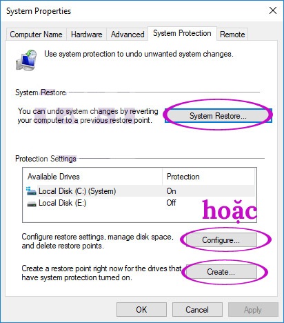 System Restore la gi