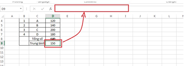 an cong thuc excel 10