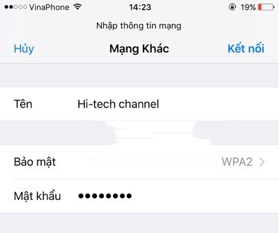 an wifi vnpt tren dien thoai