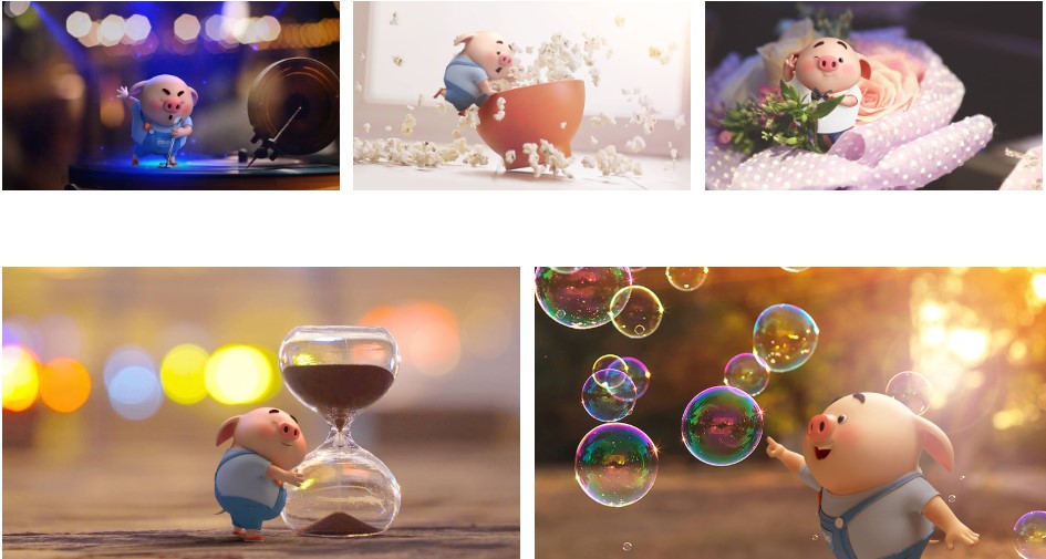 anh con heo map de thuong