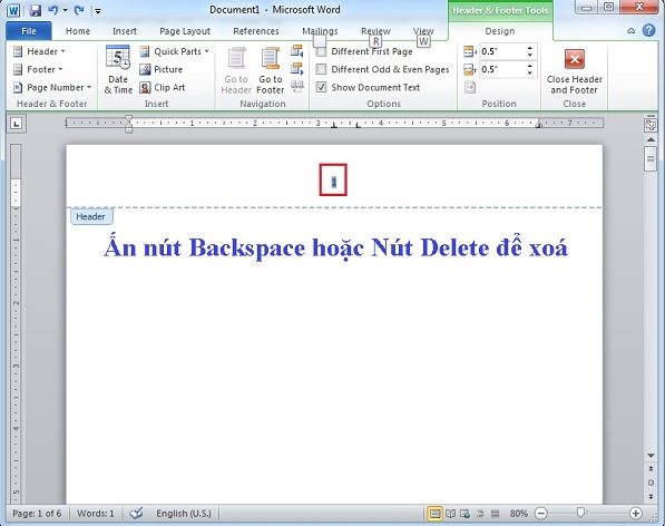 bo danh so trang trong word