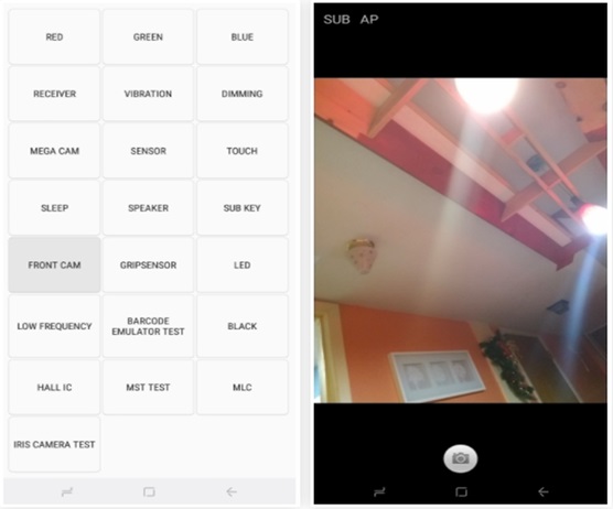 cac lenh test may samsung 5