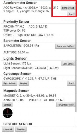 cac lenh test may samsung 6