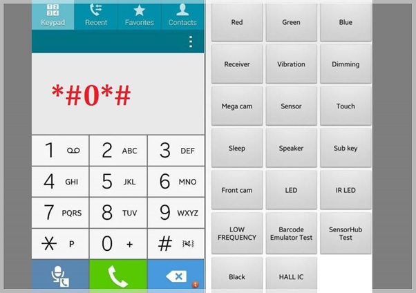 cac lenh test may samsung