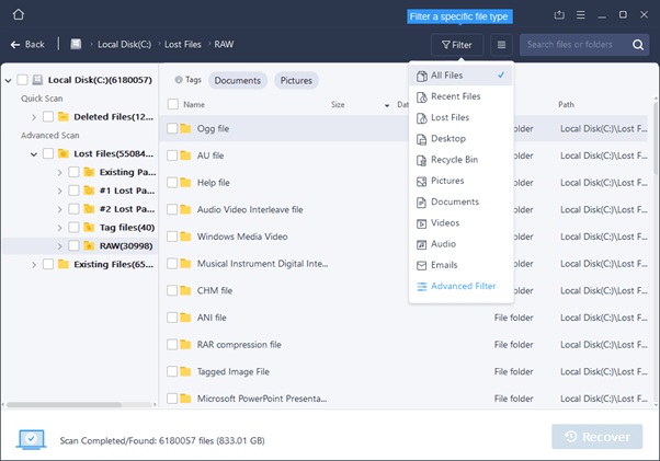 cach dung phan mem Easeus Data Recovery Wizard 1