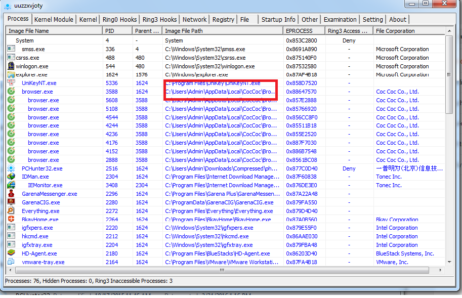 cach dung phan mem PCHunter