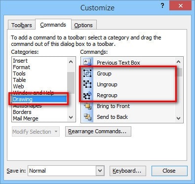 cach group trong word 4