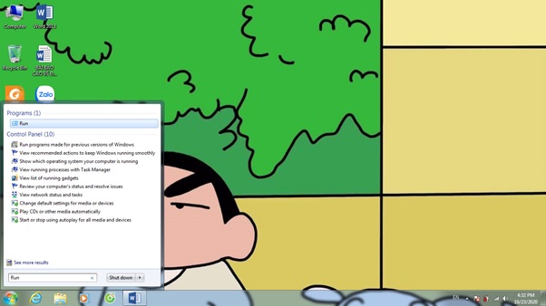cach hen gio tat may tinh tren win 7