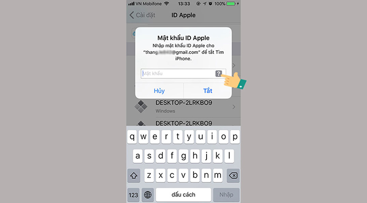 cach lay lai mat khau icloud khi quen 4