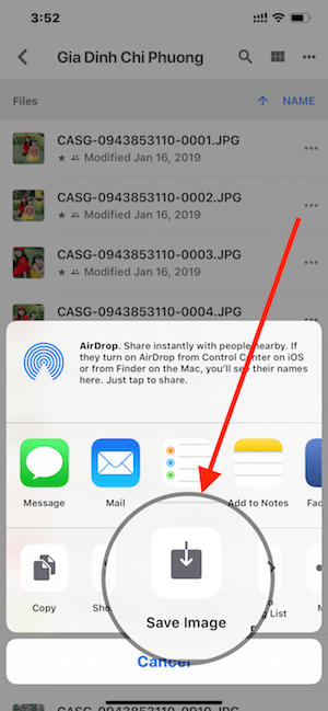 Ảnh minh hoạ: lưu ảnh từ google drive về iphone (7)