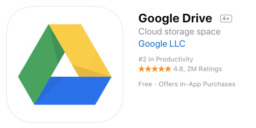 Ảnh minh hoạ: lưu ảnh từ google drive về iphone
