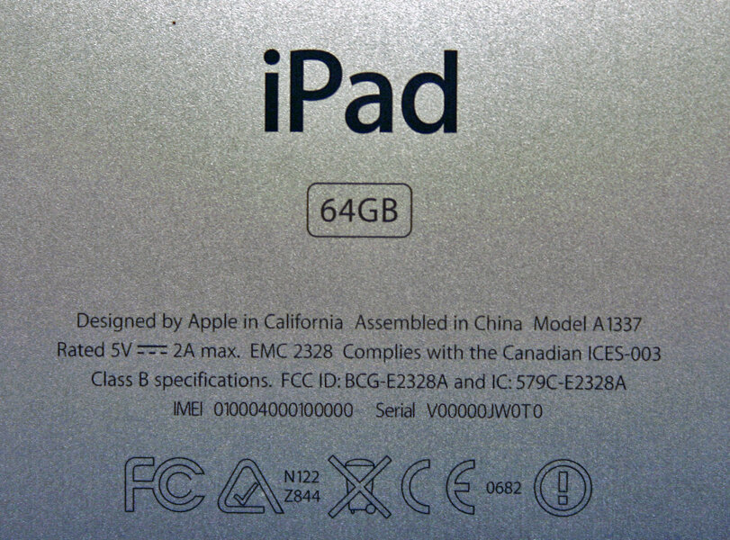 cach test imei ipad chinh hang