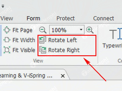 cach xoay file pdf va luu lai thanh file moi