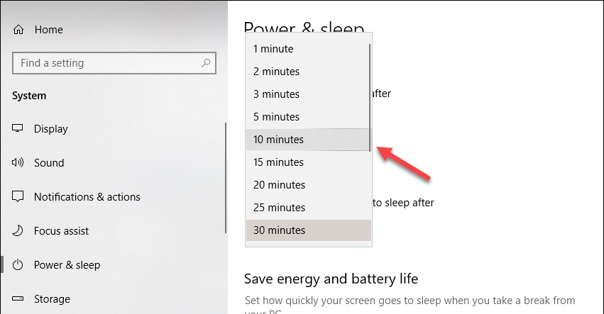 Ảnh minh hoạ: cài đặt khóa màn hình máy tính windows (10)