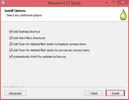 cai dat va su dung phan mem Recuva 1