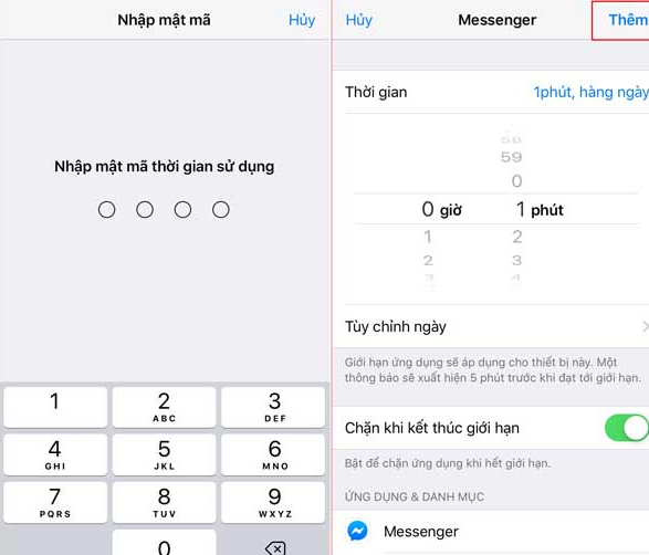 Ảnh minh hoạ: Cài mật khẩu messenger trên điện thoại iphone 13