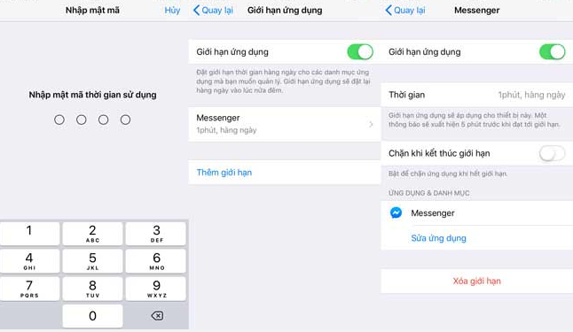 Ảnh minh hoạ: Cài mật khẩu messenger trên điện thoại iphone 17